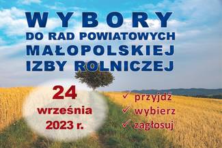 Wybory do izb rolniczych 2023: informacje i dokumenty dla kandydatów do rad powiatowych MIR