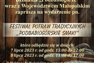 Festiwal Potraw Tradycyjnych "Podbabiogórskie Smaki"