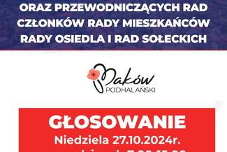 Wybory przewodniczących rad, sołtysów oraz członków rady mieszkańców, rady osiedla i rad sołeckich na terenie Gminy Maków Podhalański  - Informacja.