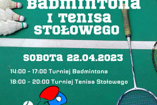Turniej Badmintona i Tenisa Stołowego