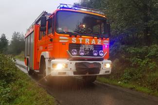 Informacja o możliwości pozyskania używanego samochodu pożarniczego GBA