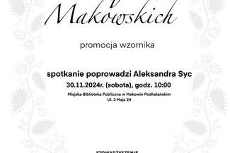 Wzory Haftów Makowskich