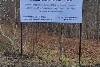 Remont drogi gminnej nr 440804 K Carchla Drwalówka w km 1+430,00 do 1+845,00 w miejscowości Grzechynia - Gmina Maków Podhalański